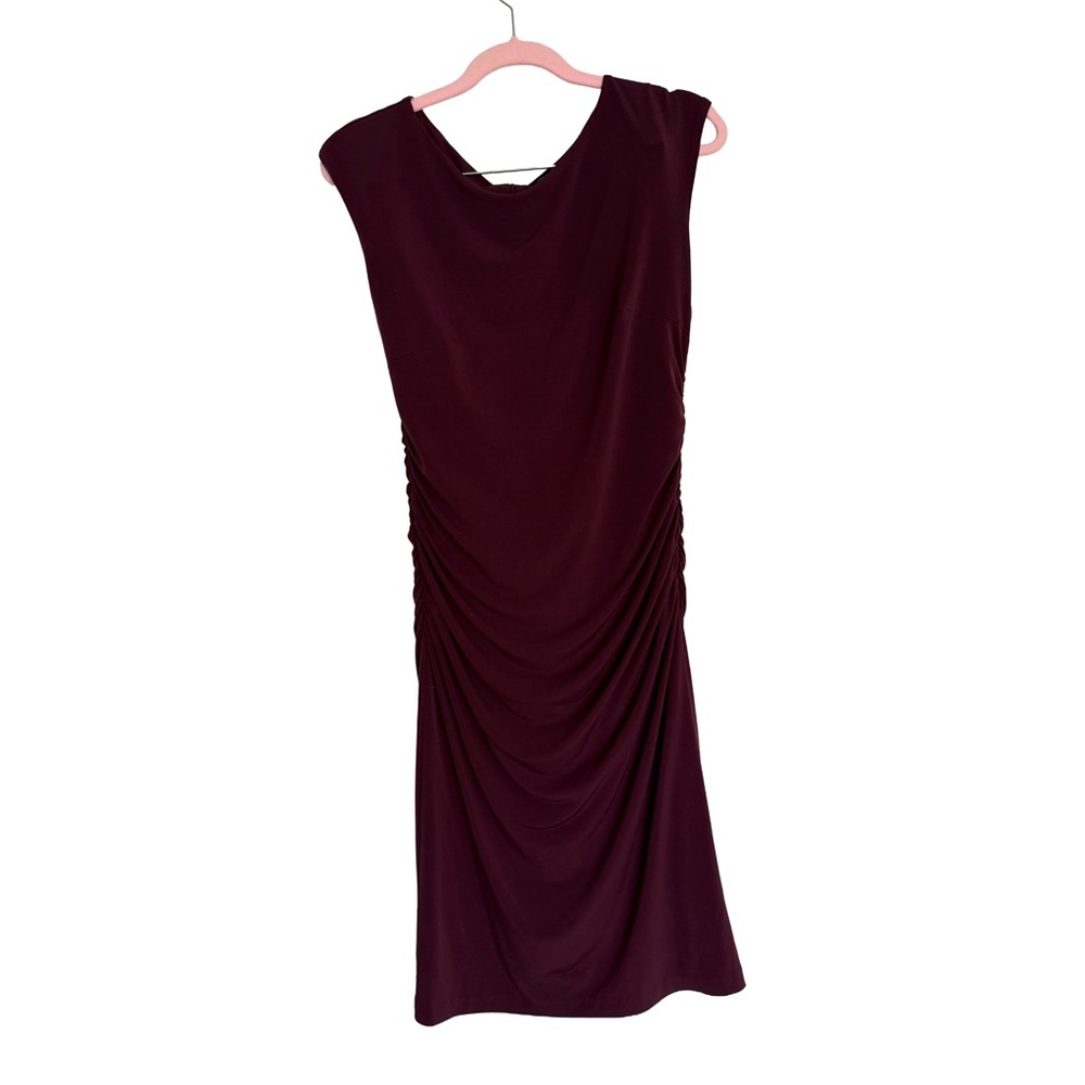 Ann Taylor Deep Wine Midi Dress